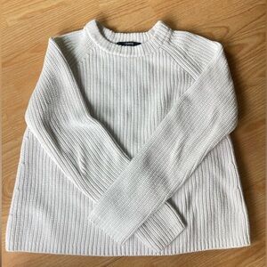 QUINCE 100% Organic Cotton Fisherman’s Crew Neck Sweater Women’s
